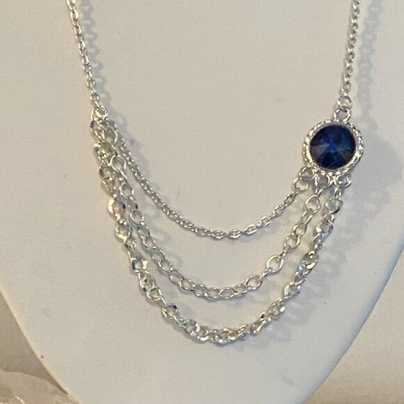 NEW Swarovski Royal Blue 12mm Rivoli crystal bracelet - Picture 2 of 2